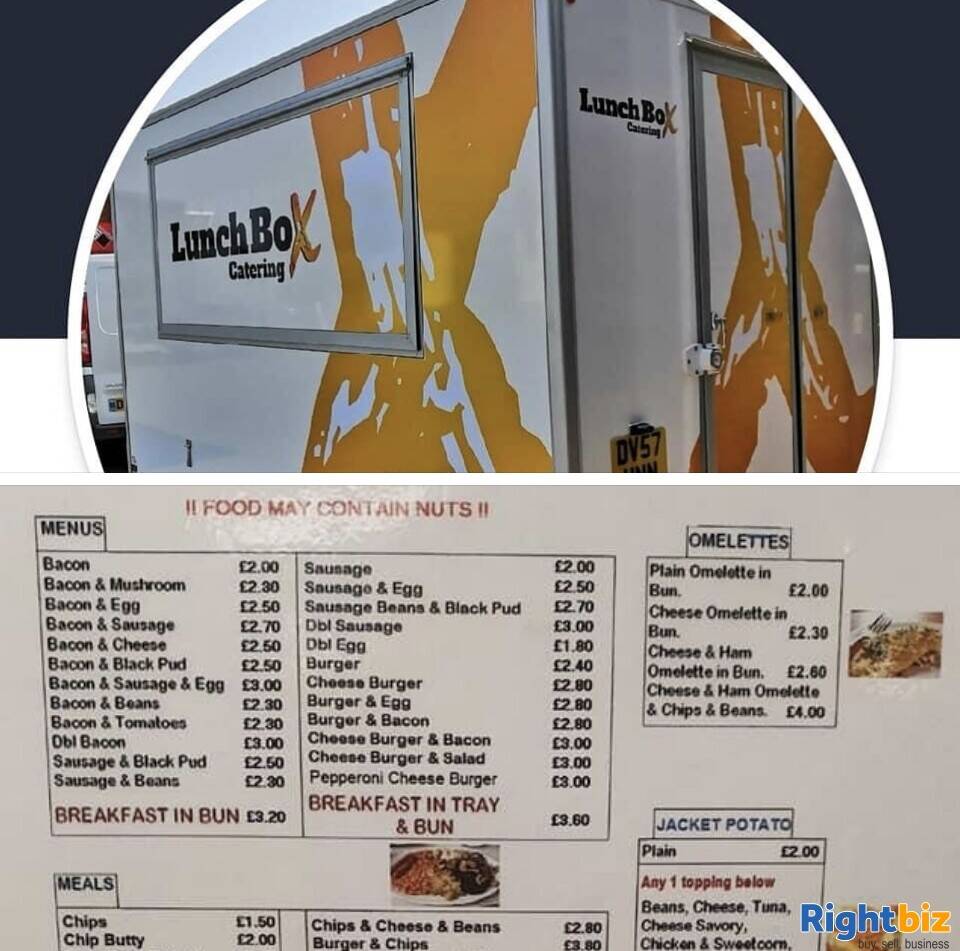 Freehold catering trailer & pitch for sale in Preston farm industrial estate, Stockton on tees.
