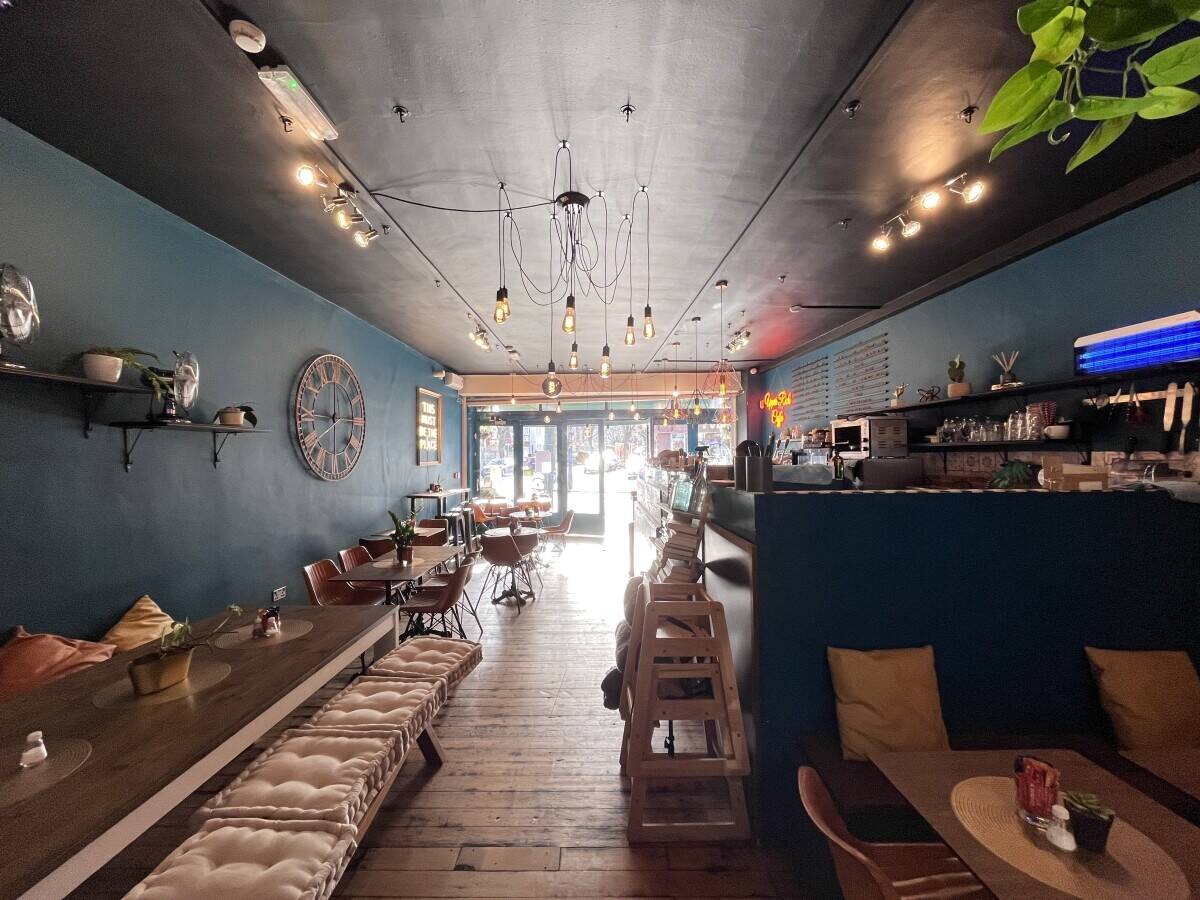 Super Fashionable Cafe on the high street with 15 years lease, 13 years remaining in East Sheen