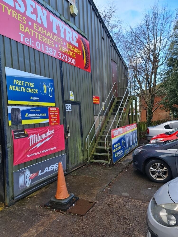TYRE SHOP AND GARAGE
