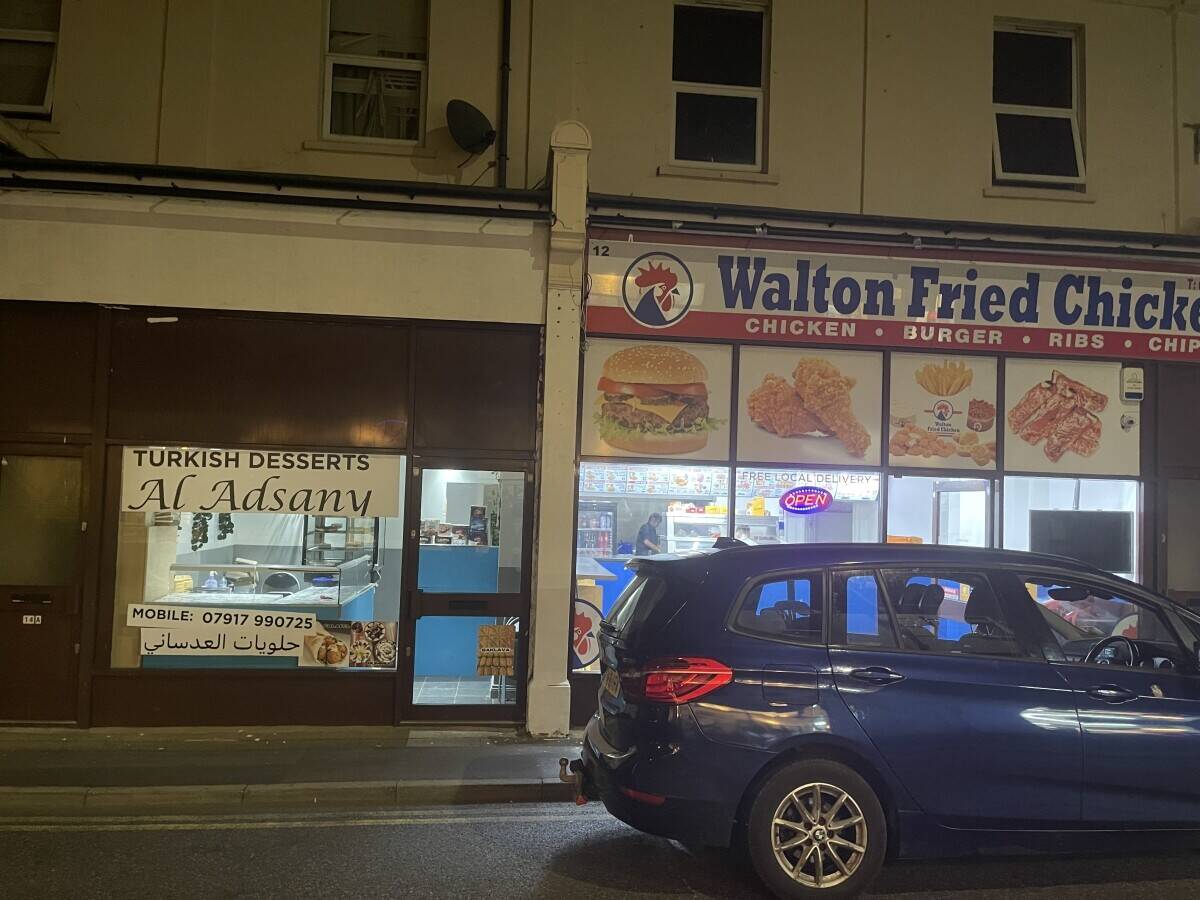 Fried chicken shop for sale in Walton on the Naze