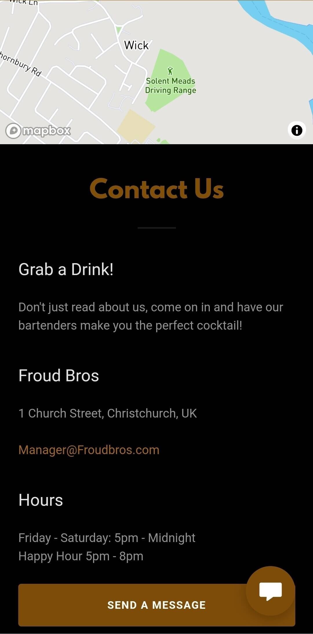Cocktail bar for sale in Christchurch, 1 am license Fri sat