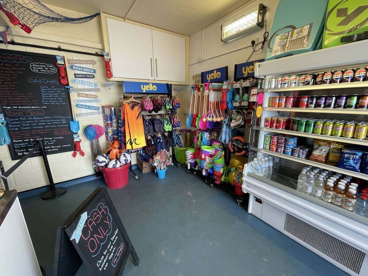 Price Reduced Beach Cafe & Gift Shop Container Unit (Separate) on Promenade in Whitby