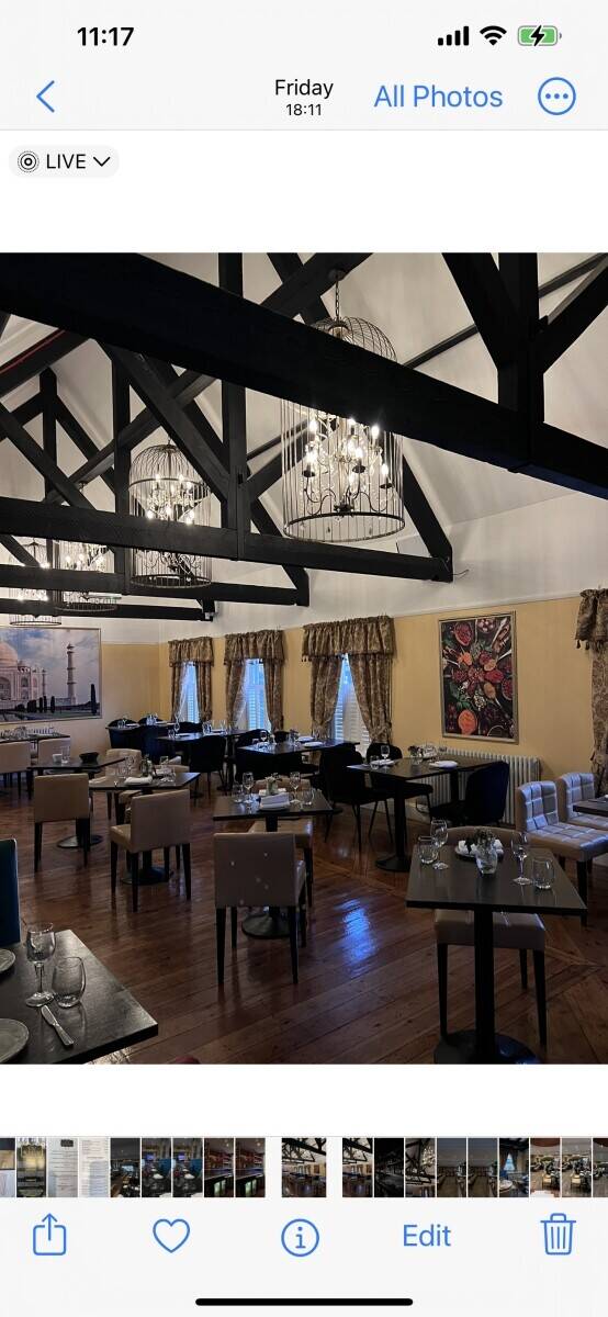 Well decorated full fitted en Indian Restaurant for sale in Sittingbourne 