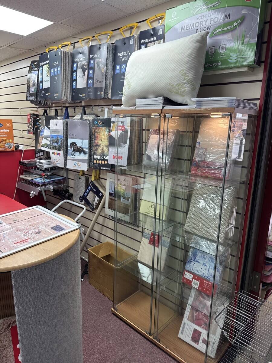 Busy Bedding & Homeware Shop in Busy Gorton Market