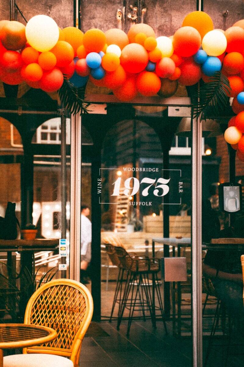 Wine, cafe bar and restaurant in Woodbridge, Suffolk