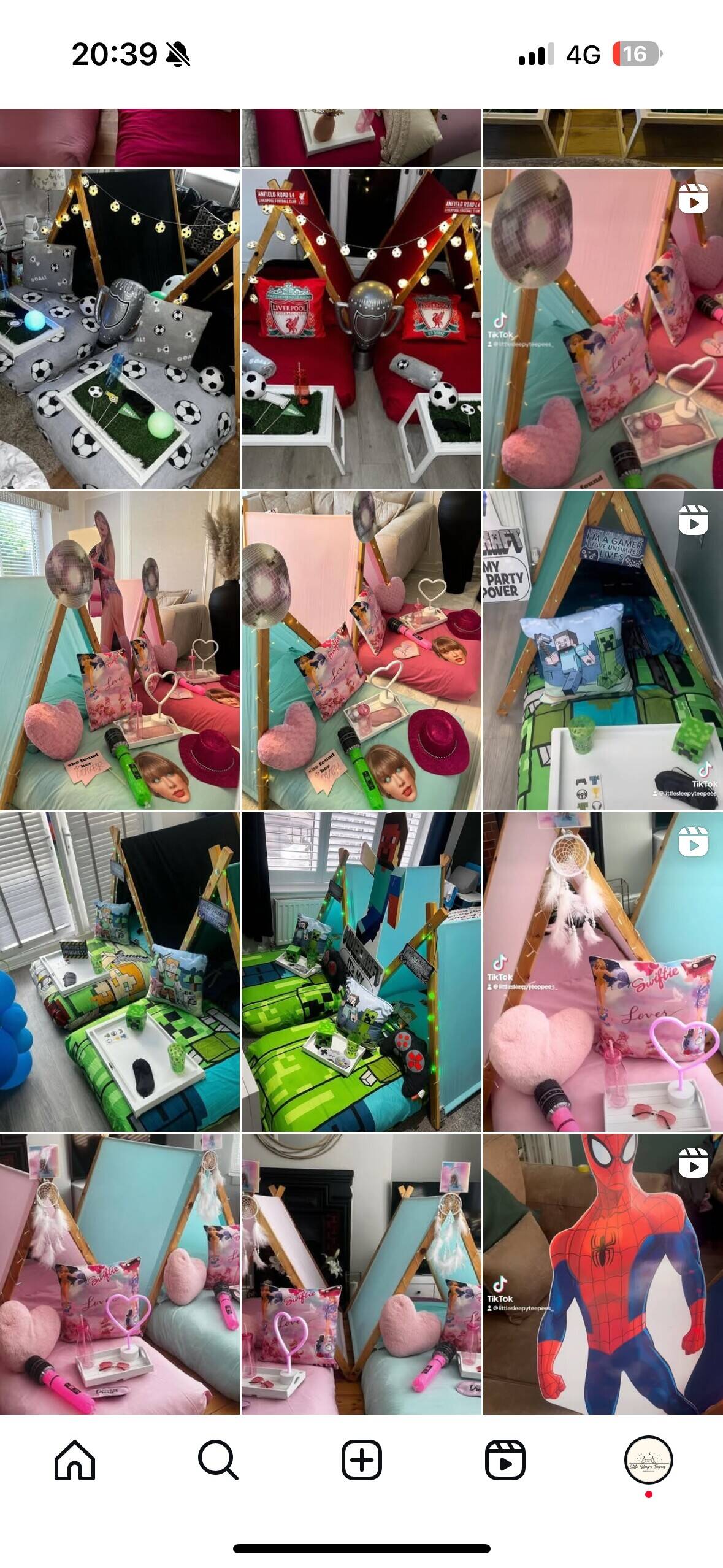 Children’s sleepover partys Teepees’s tent hire liverpool Photo 12