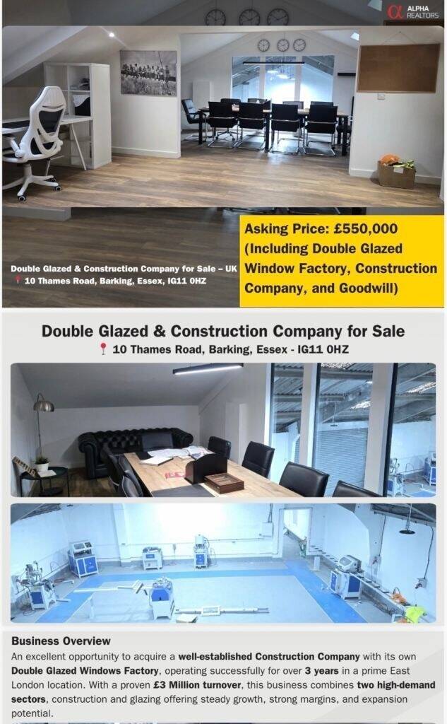 Factory double-glazing warehouse in East London Photo 12