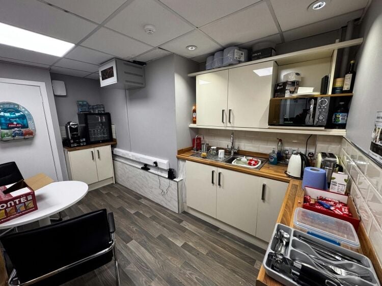 Commercial Premises incorporating two storey office and workshop.