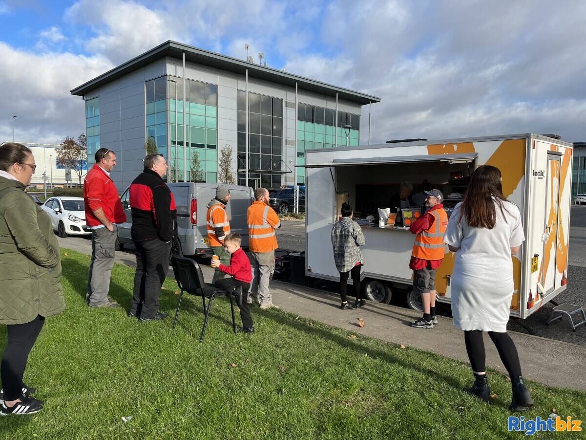 Freehold catering trailer & pitch for sale in Preston farm industrial estate, Stockton on tees.