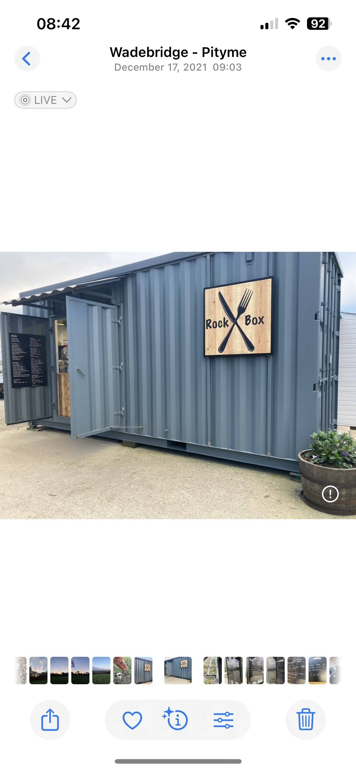 Takeaway for sale commercial shipping container kitchen Photo 13