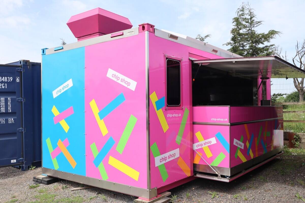 Fish & Chips business converted shipping container for sale&nbsp; Photo 13