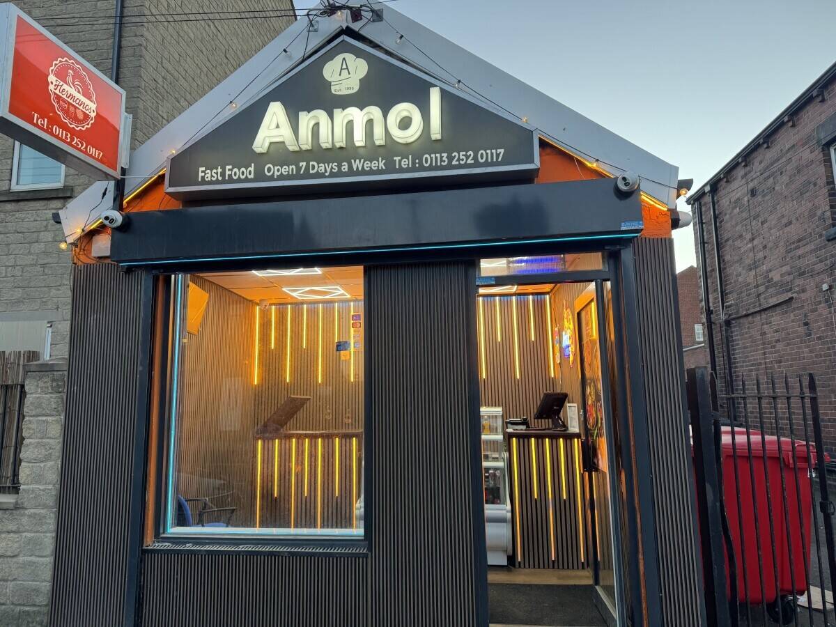Takeaway for sale in Morley West Yorkshire. Anmol Cuisine Morley 