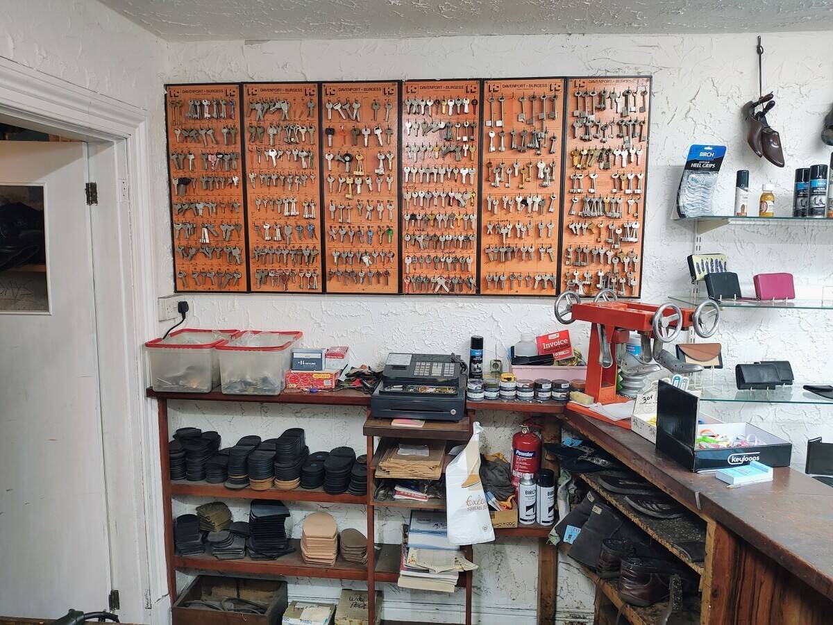 Shoe repair, key cutting, engravin,g and lots more