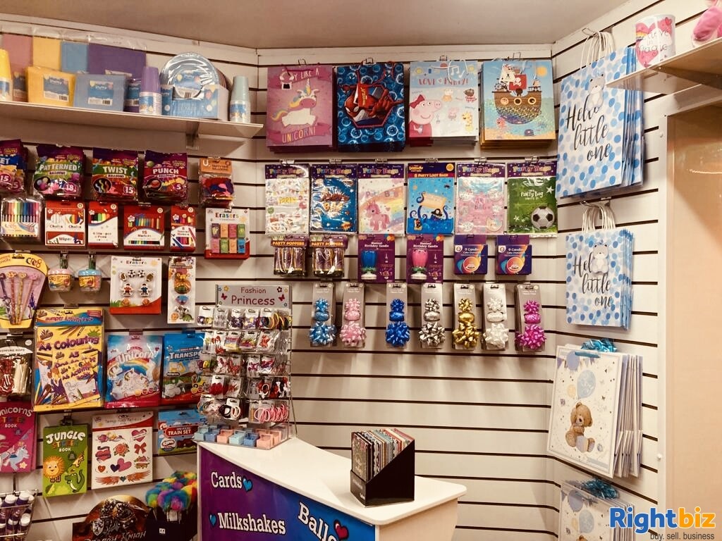 Fully Stocked Newly Established Card, Balloon & Gift Shop