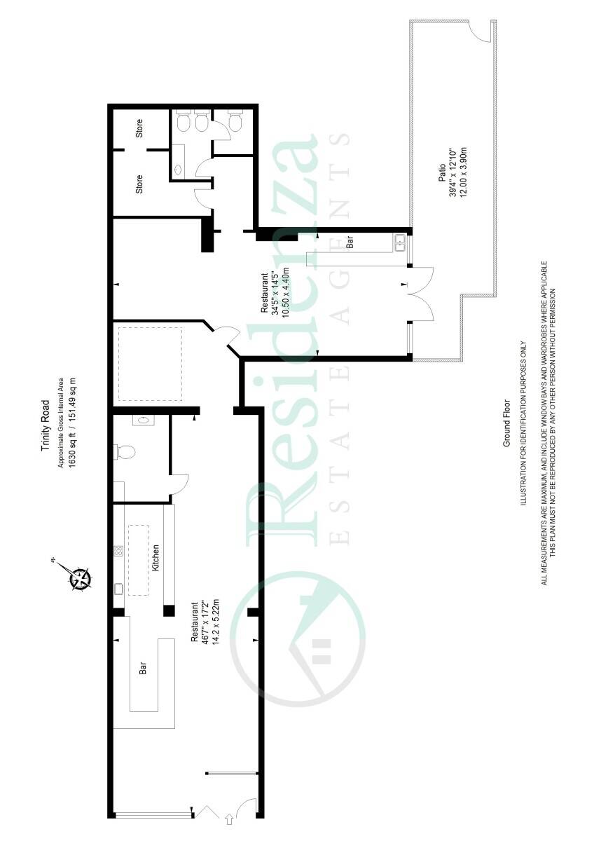 Class E premises client trading as ‘Fourteen’ a neighbourhood restaurant and bar, to be sold by way of premium. Photo 14