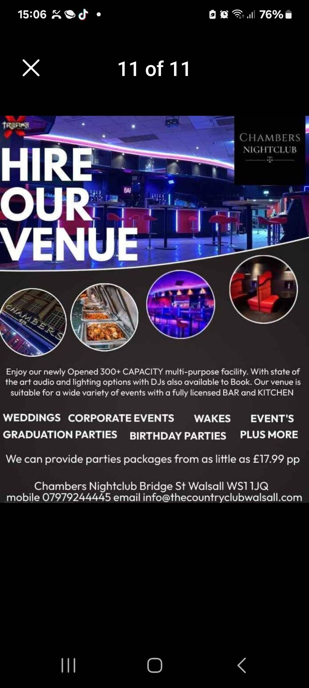 Night club and venue
