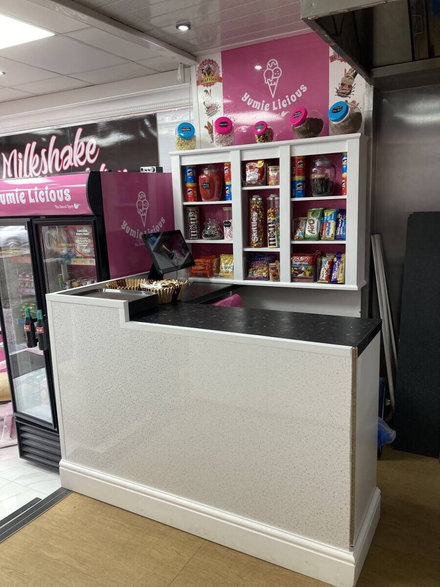 Dessert / Sandwich shop for sale in Bradford West Yorkshire.