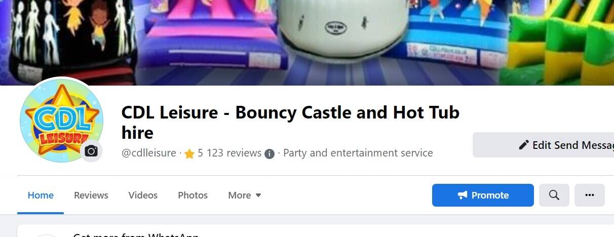 Inflatable Hire, Hot Tub Hire and Party / Events Company for sale - Teesside based