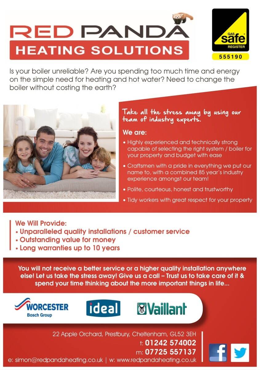 Highly Regarded Boiler Servicing & Maintenance Business in Cheltenham