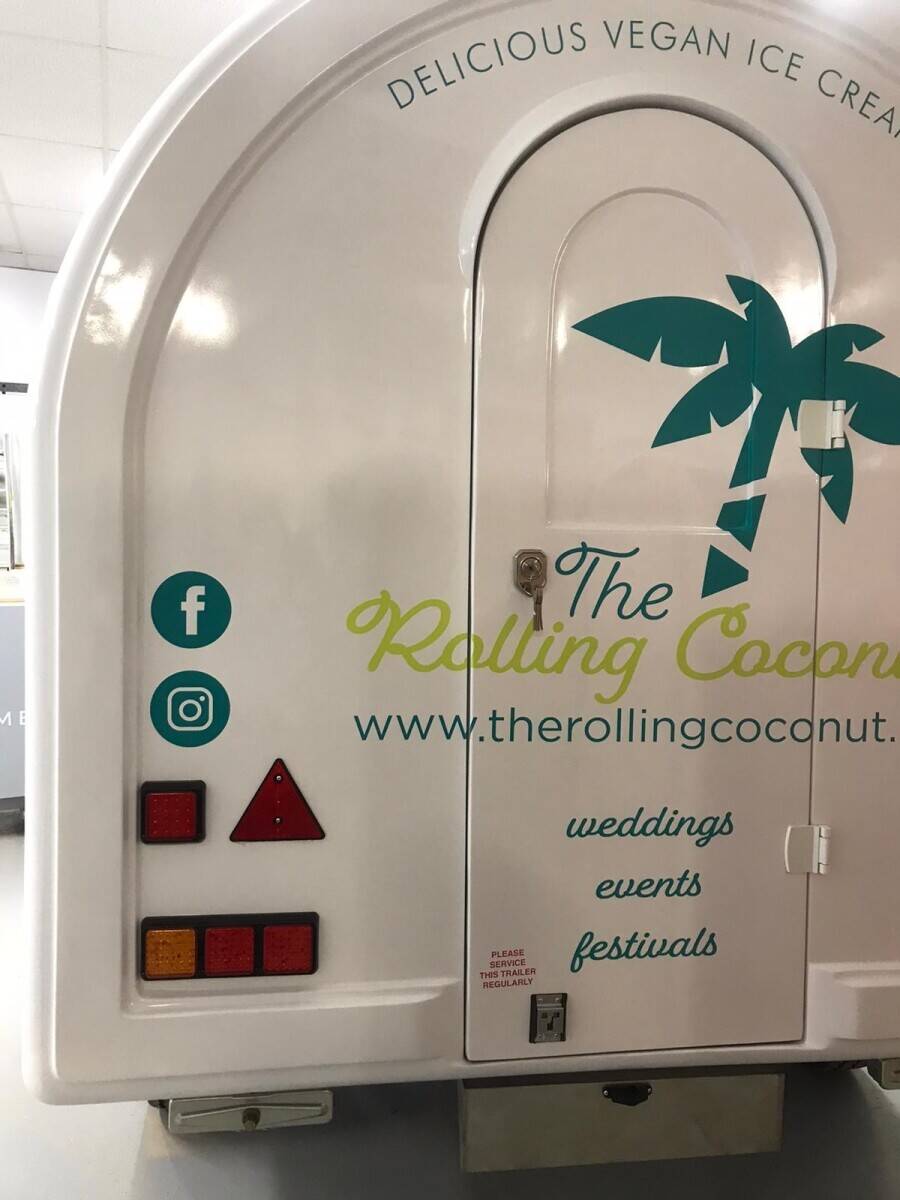 Ice Cream catering trailer for sale