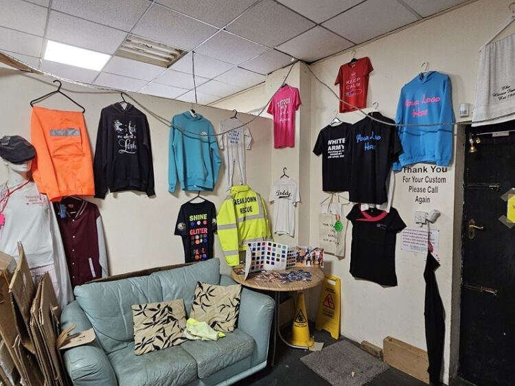 Popular & Growing Printing and Embroidery Business For Sale