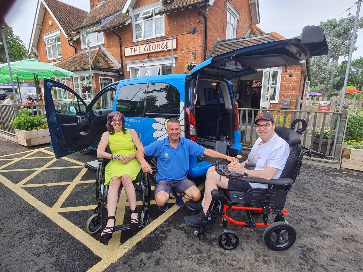 Wheelchair accessible transport and companionship in Ipswich