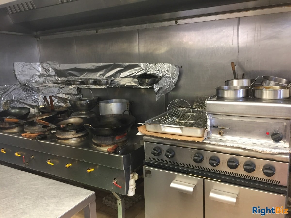 Fish and chips shop and Chinese takeaway, have two bedrooms flat