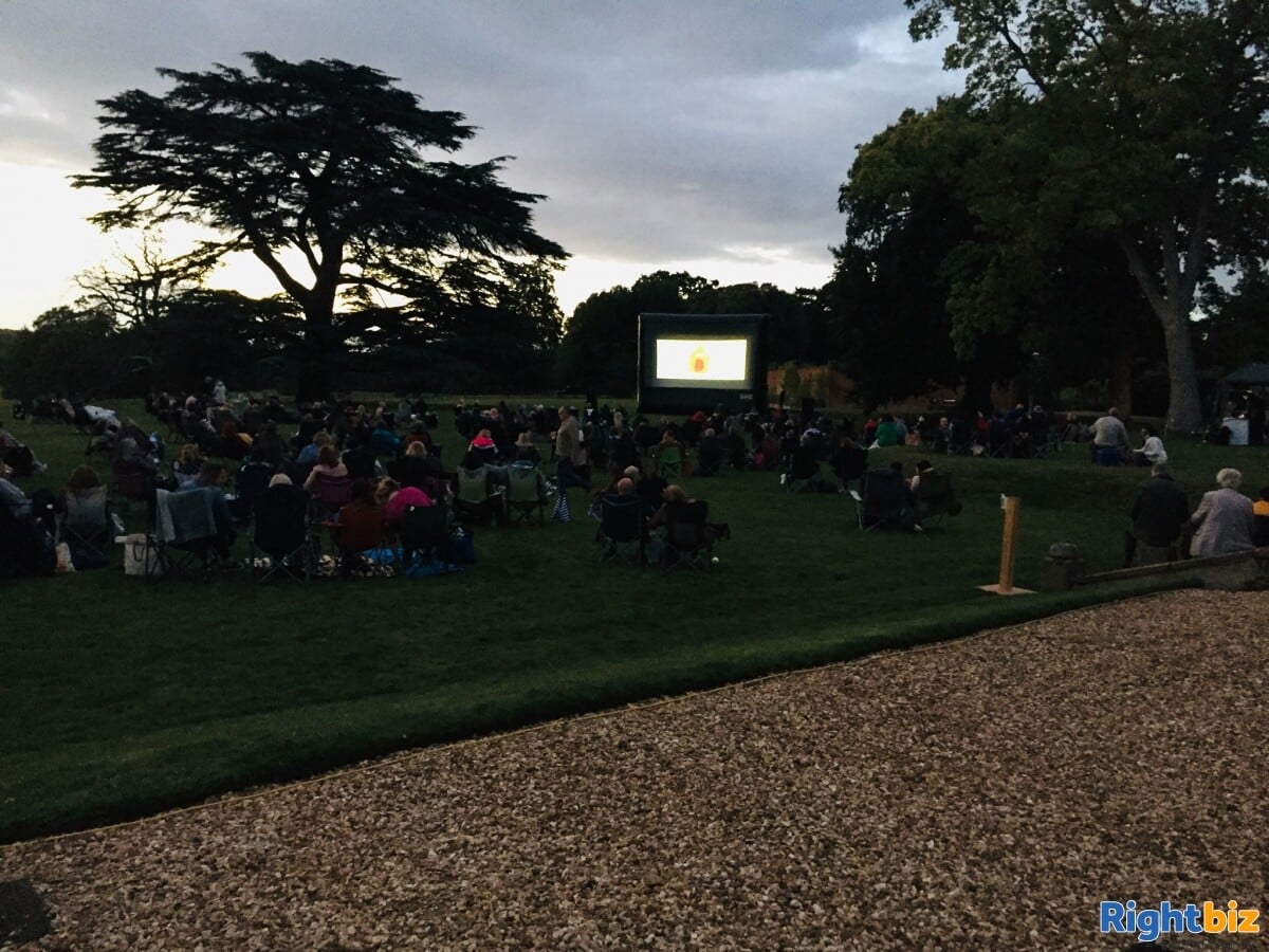 Profitable relocatable open air cinema business with bookings this summer 2021