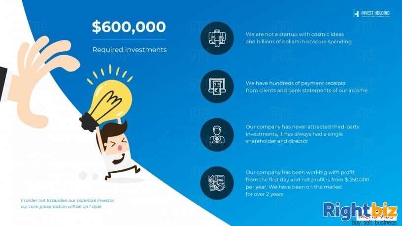 A profitable European company is looking for an investor partner Photo 2