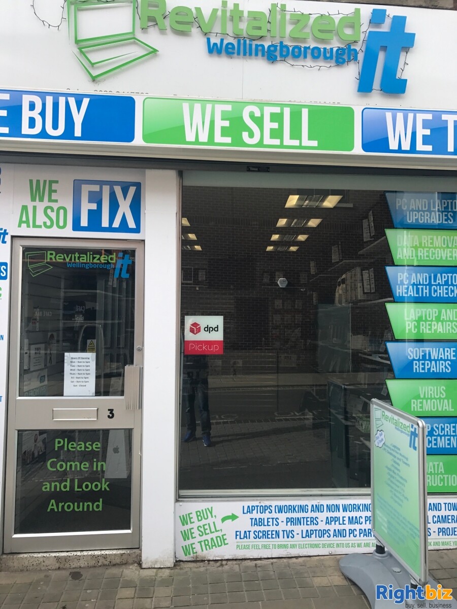Computer Repair Retail Sales & Electronics Trade-in Store for Sale in Wellingborough, Northants