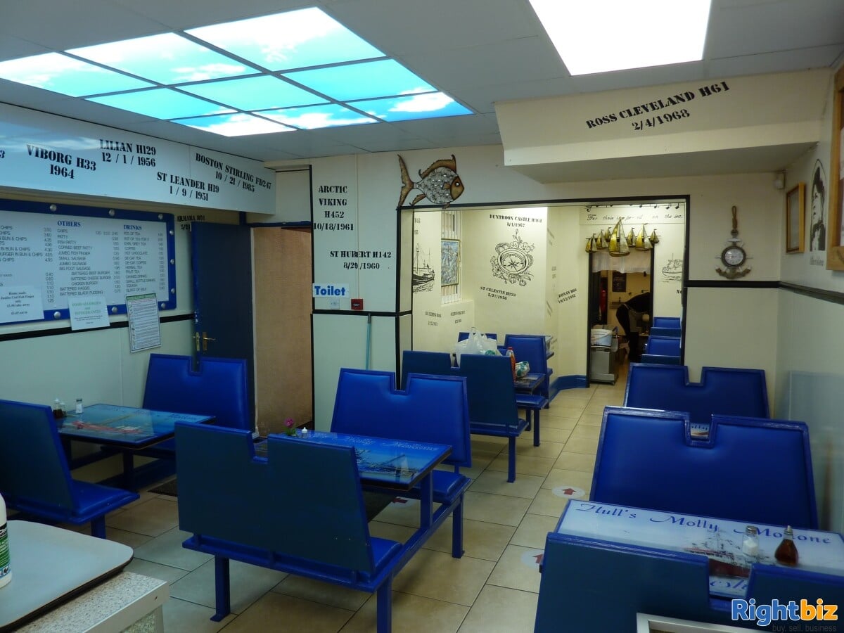 Leasehold Fish and Chip cafe / take away for sale in West Hull.