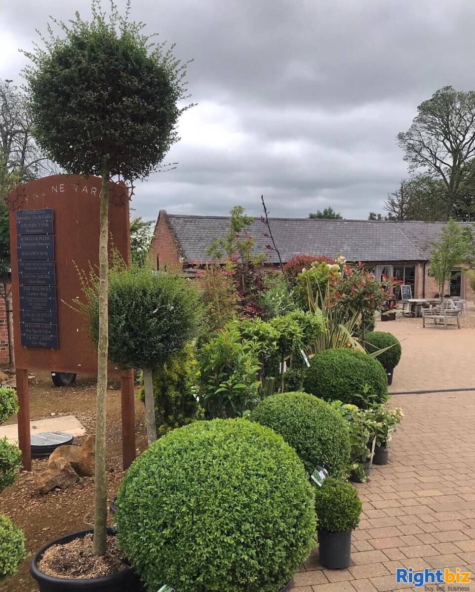 Garden shop with good outside sales area in the heart of Vale of Belvoir