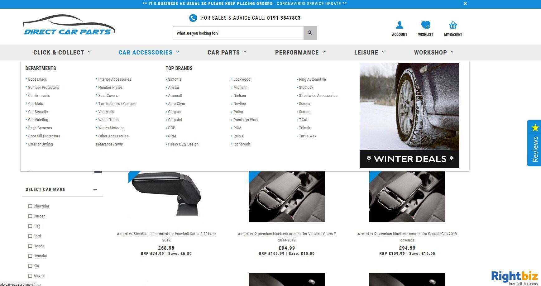 Long established e-commerce car parts and accessories business est 22 years, easily relocated Photo 2