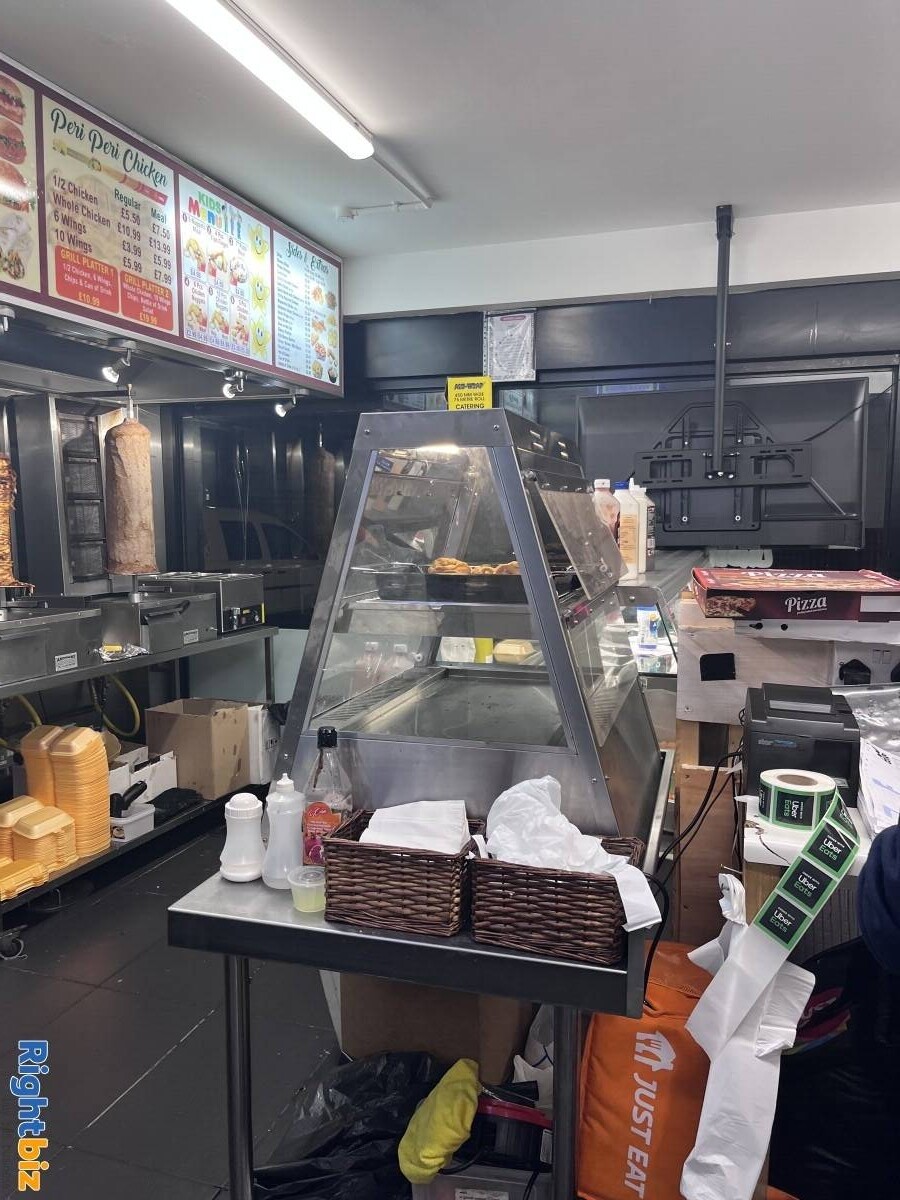 Takeaway kebab, pizza, chicken shop. Enfield. London.