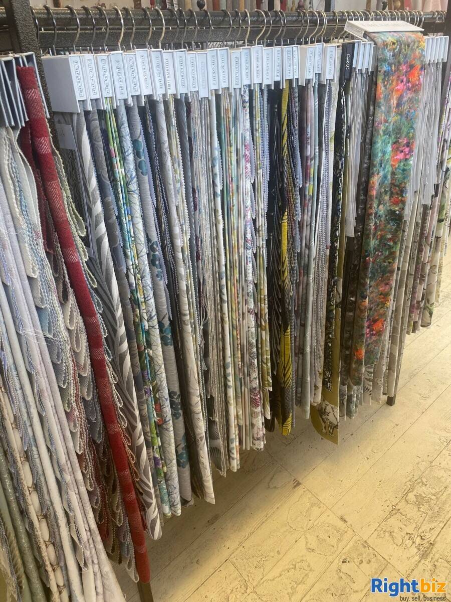 Interiors based curtain, blind, upholstery and fabric retail business