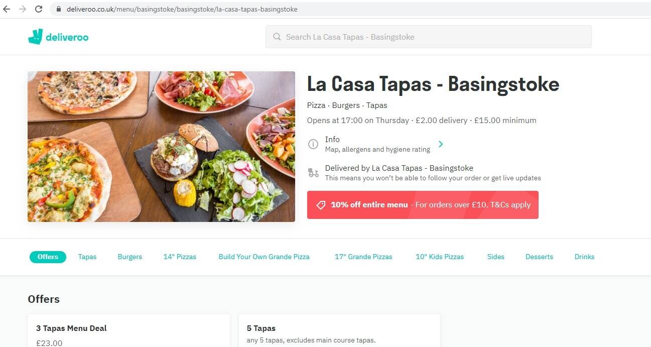 Italian, Pizza takeaway - includes a fast food brand Steak and Go - plus La Casa Tapas Photo 2