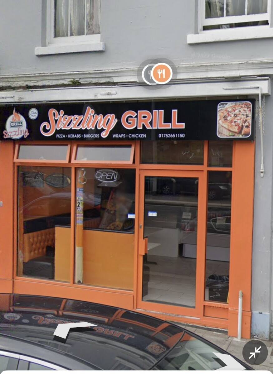 Fast food kebab takeaway in busy area of the Barbican