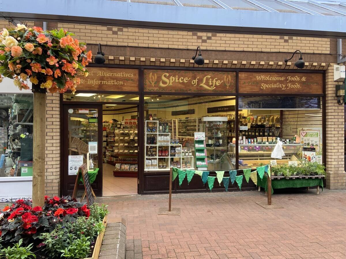 BOURNE LINCOLNSHIRE SALE OF PROFITABLE RETAIL HEALTH FOOD BUSINESS SPICE OF LIFE