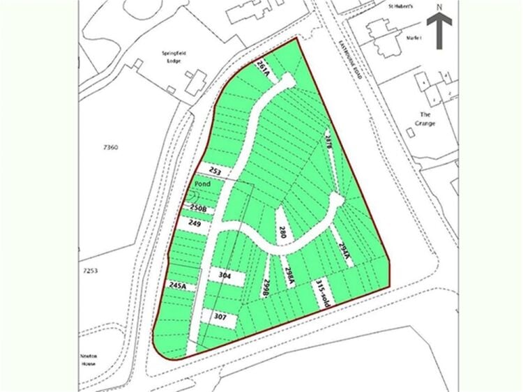 Land in plots for sale near London M25 (this listing is for one plot only) Plot 250B
