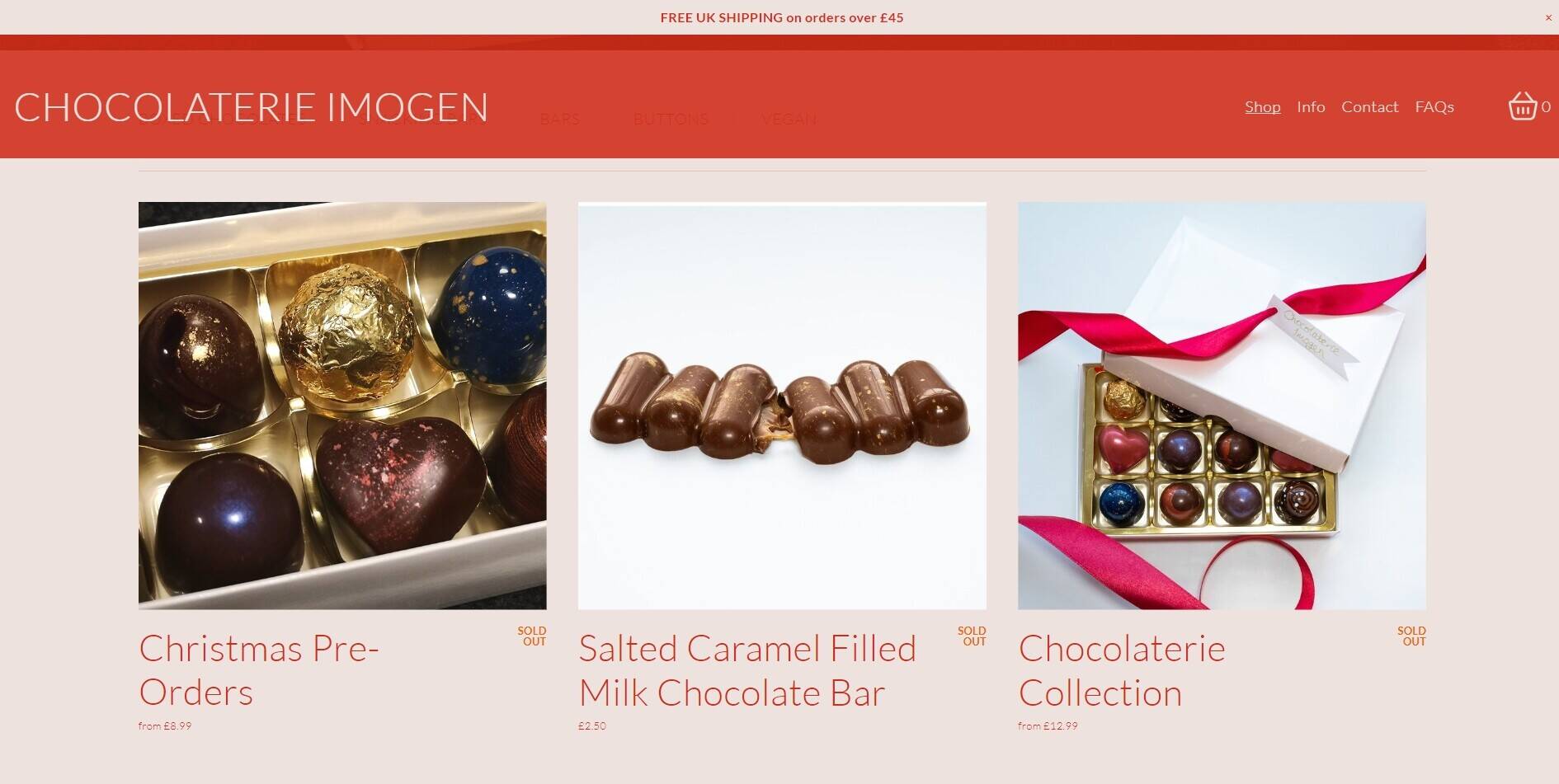 Established Online Artisan Chocolatier Brand ran from home