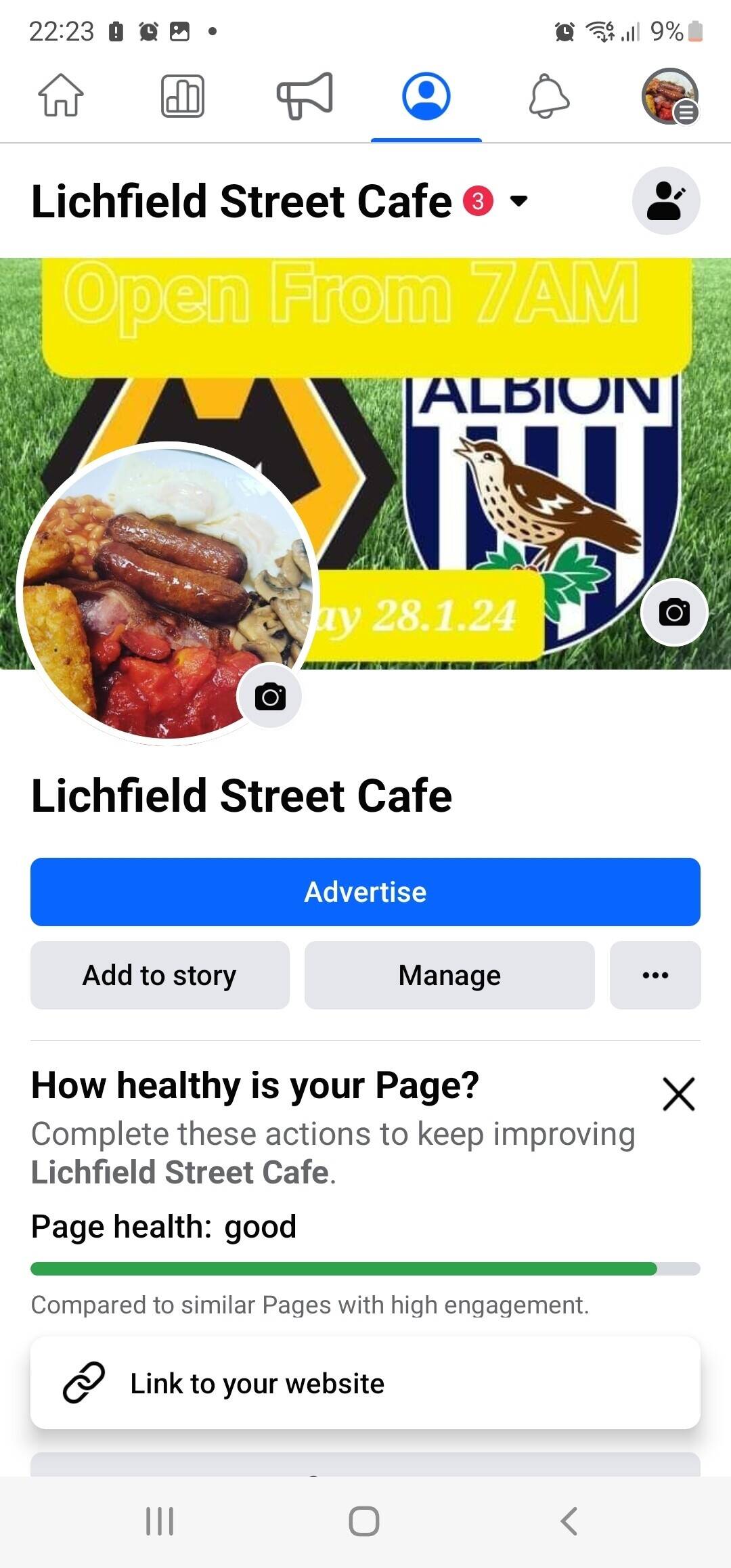 City centre Cafe in Prime Location