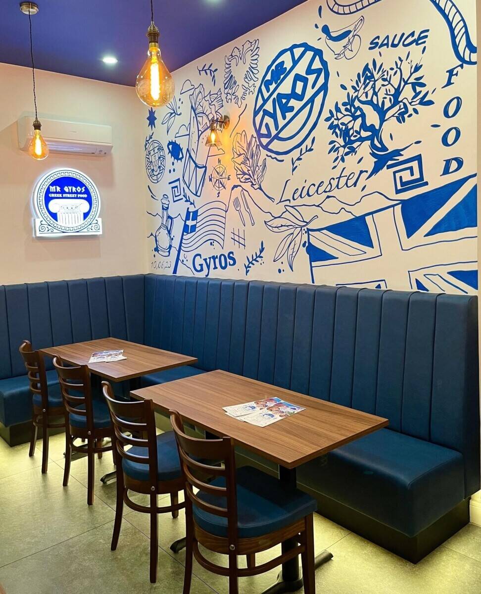 Greek restaurant takeaway Leicester city centre