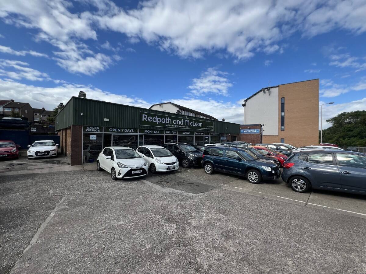 Car showroom with forecourt for c.35 vehicles located just 15 minutes west of Edinburgh city centre.