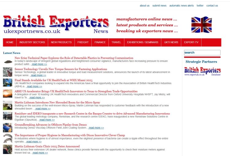 Profitable UK Export Database & News Service with Global Growth Potential Photo 2