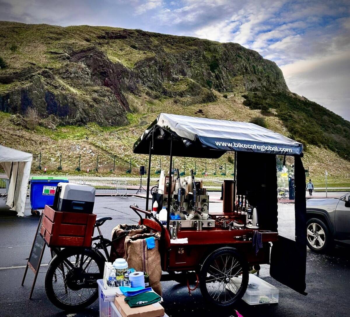 Unique Bike Cafe, previously operated in West End of Edinburgh/at selected events (ref 1743)