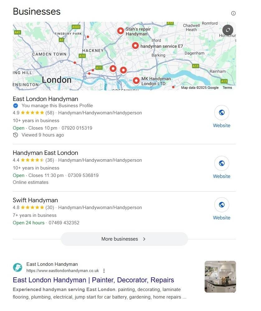 East London Handyman Business for Sale Photo 2