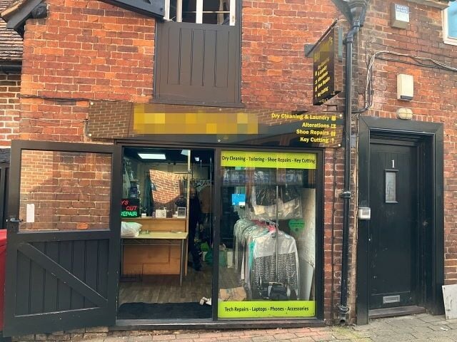Dry Cleaners, Shoe Repairs And Key Cutting With Satellite Receiving Shop 5 Miles Away for Sale Photo 2