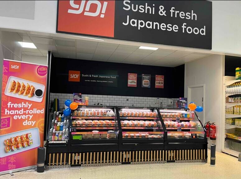 Popular and growing supermarket kiosk site trading under the Yo! Sushi brand.