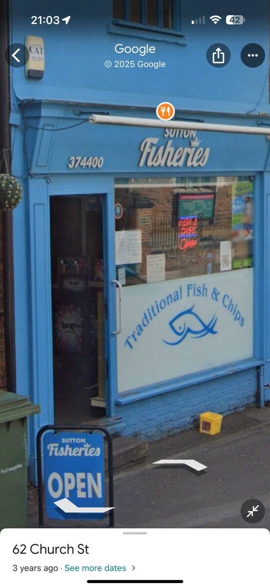 Fish chips shop can add pizza in HUll HU7 4TA