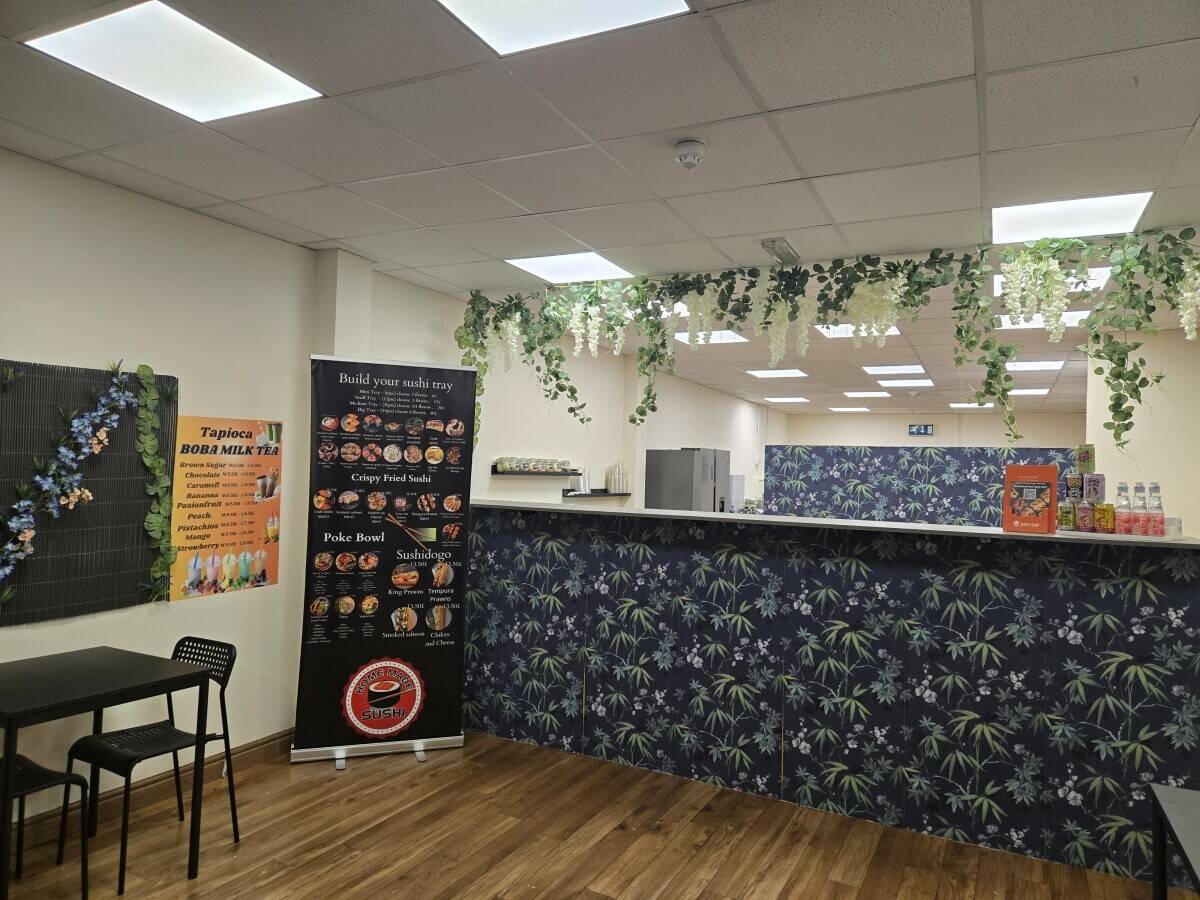 HOME MADE SUSHI European-style unconventional sushi takeaway located in the heart of Lurgan town centre.